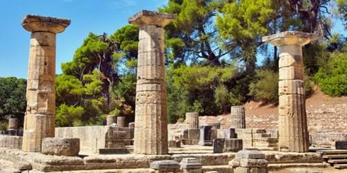 Pillars at Olympia, Peloponnese