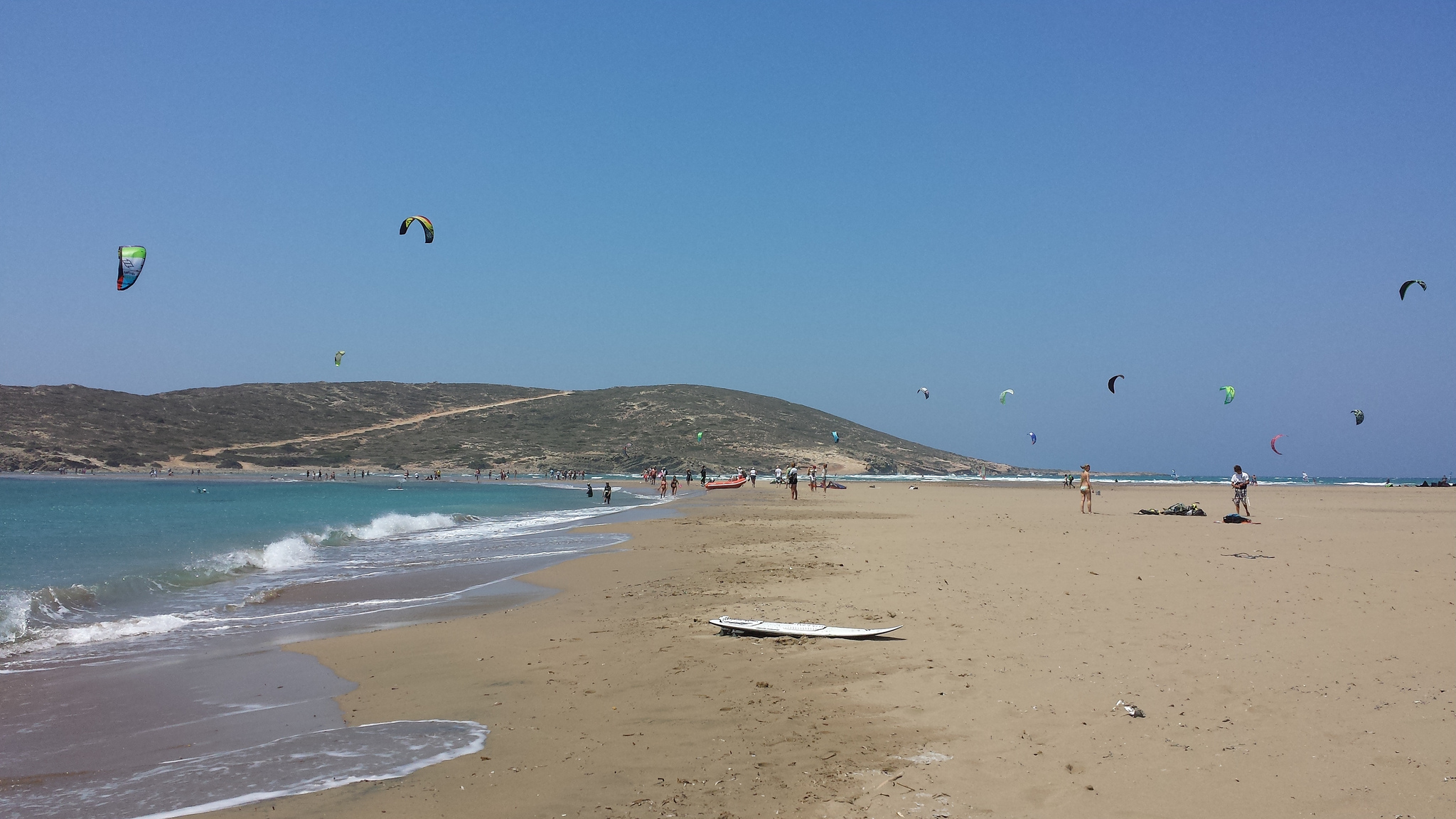 Windsurfing and kitesurfing in Rhodes