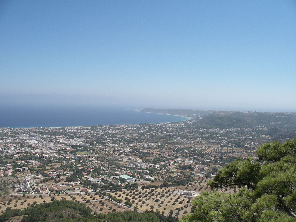 View from Mount Filerimos, Rhodes